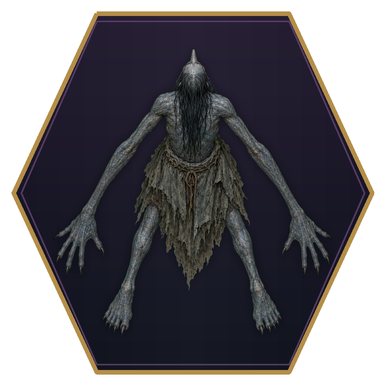 Annis top-down flat-top hex token