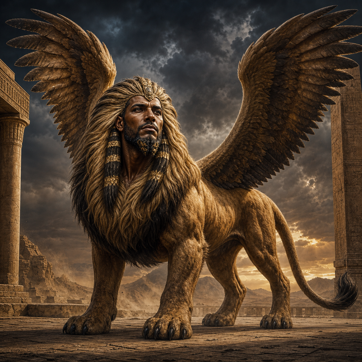 Androsphinx bestiary portrait