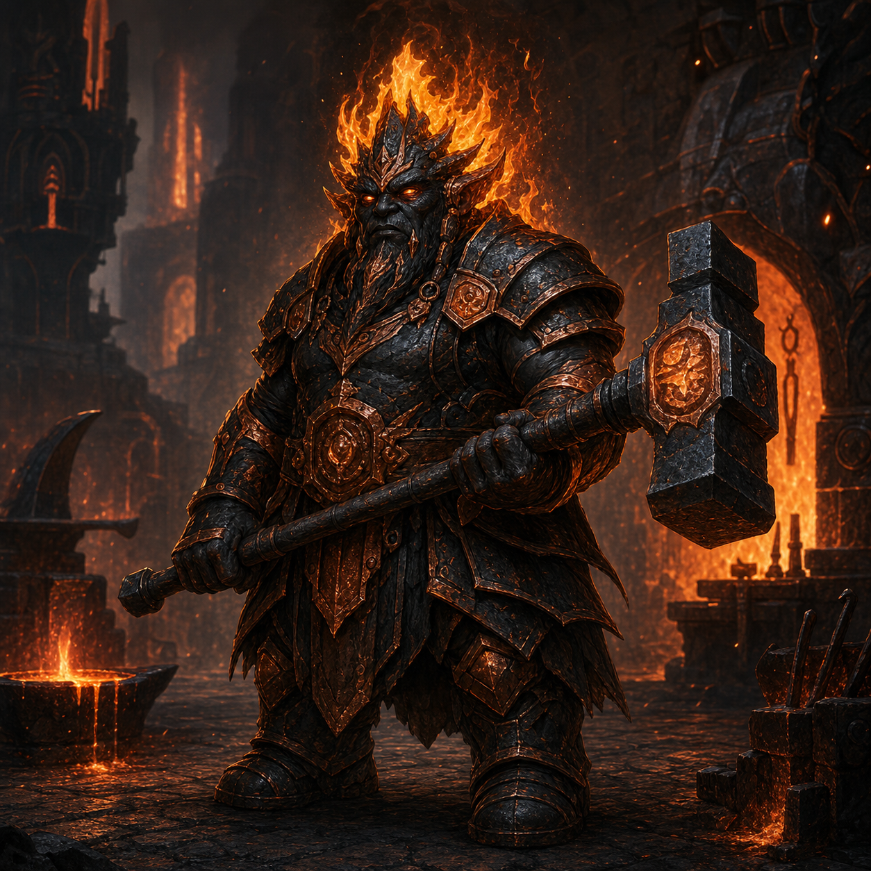Azer bestiary portrait
