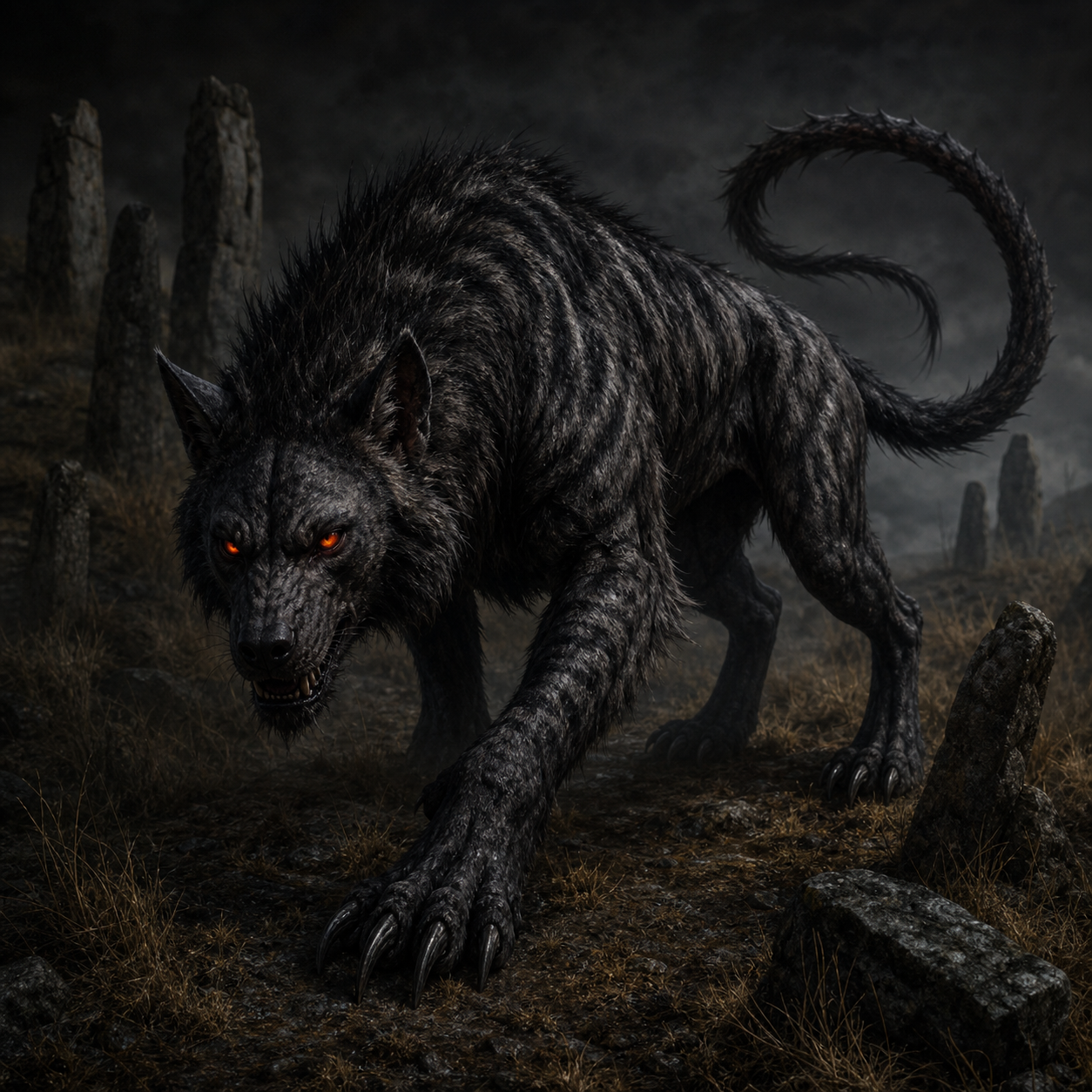 Barghest bestiary portrait