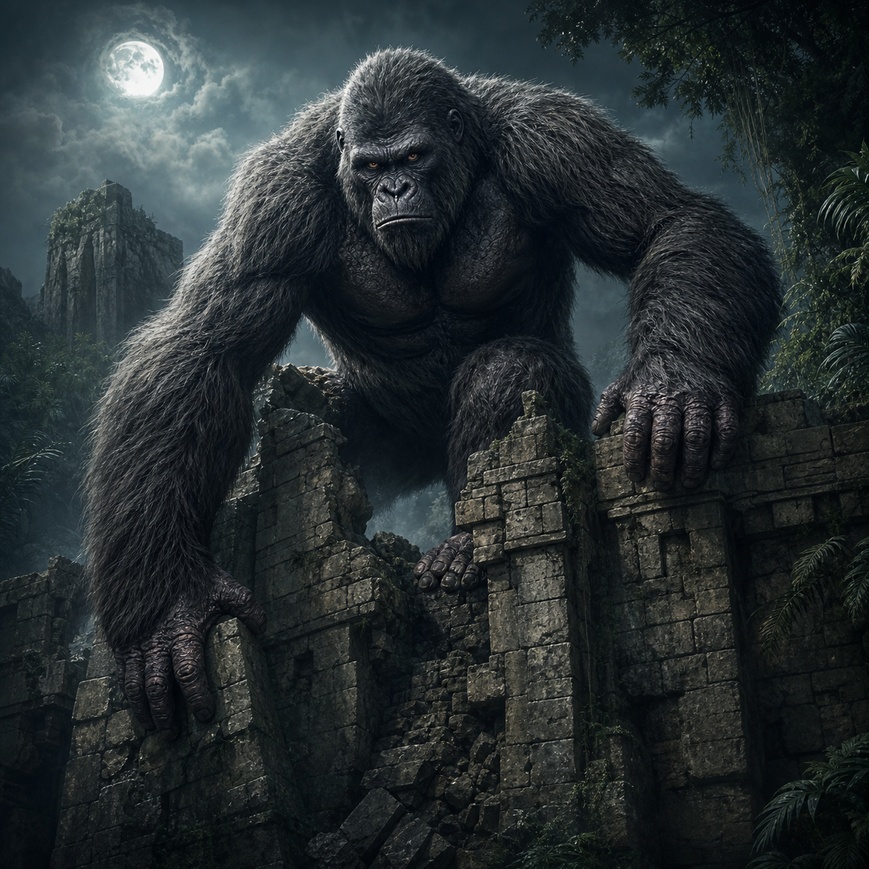 Dire Ape bestiary portrait