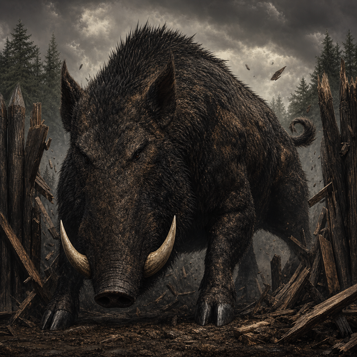 Dire Boar bestiary portrait