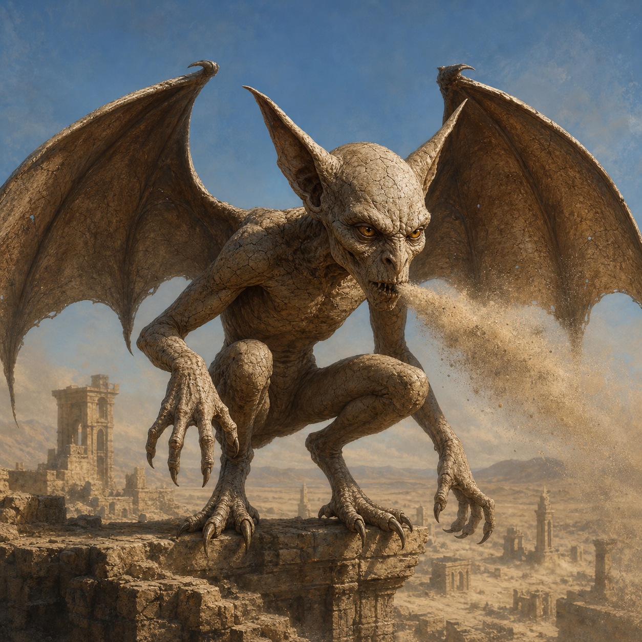Dust Mephit bestiary portrait
