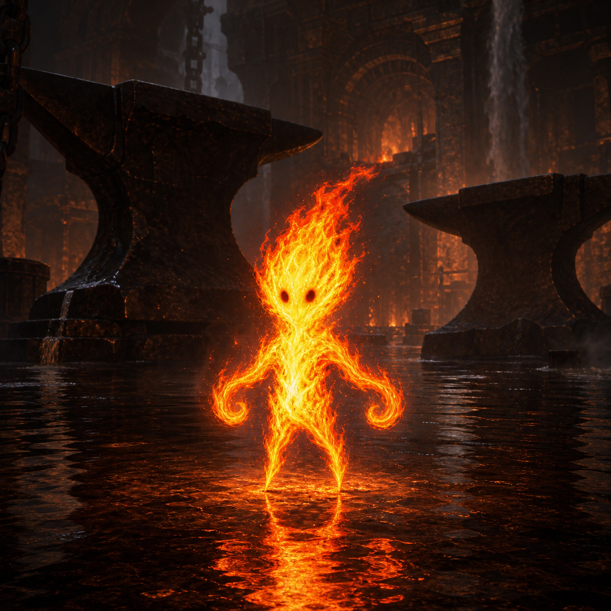 Fire Elemental bestiary portrait