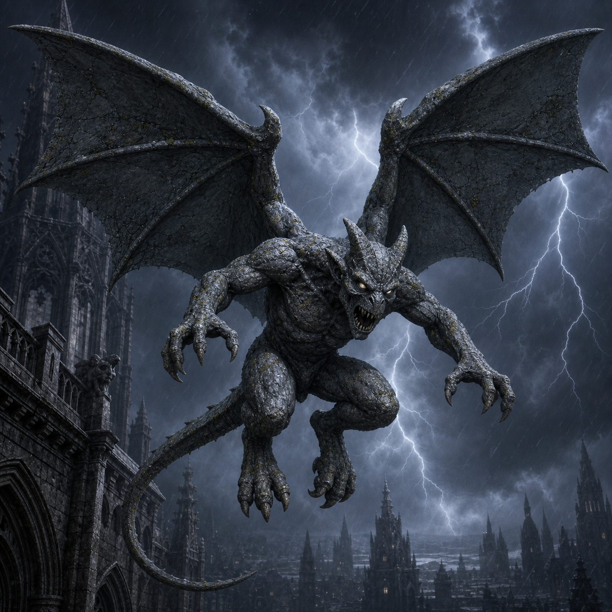Gargoyle bestiary portrait