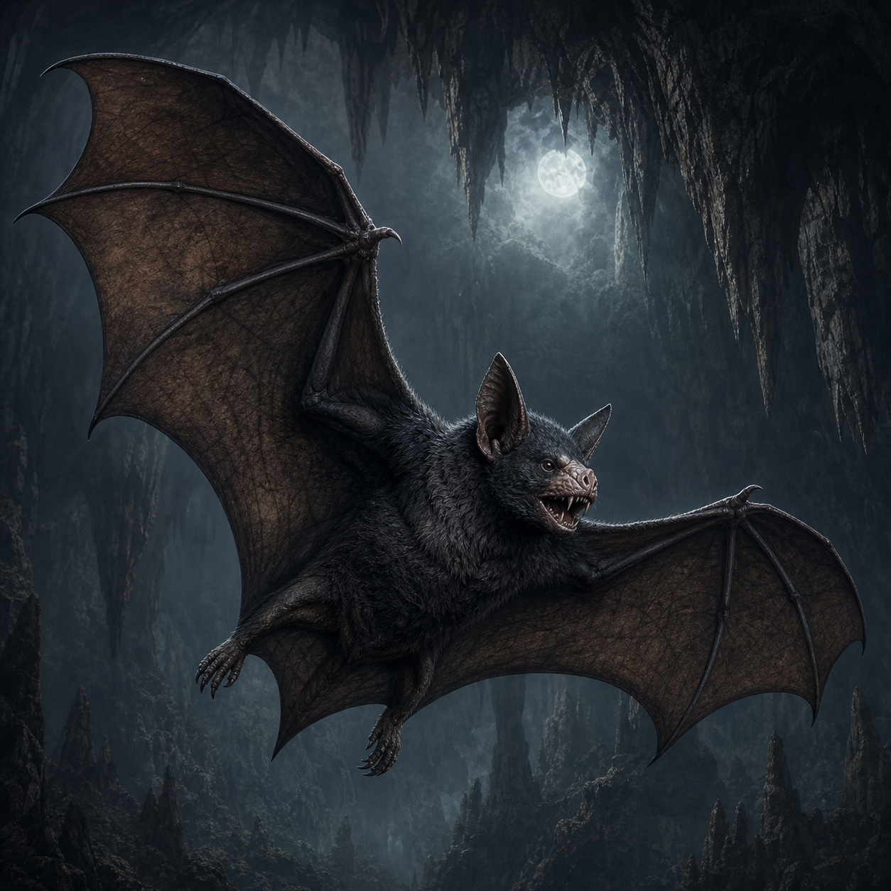 Giant Bat bestiary portrait