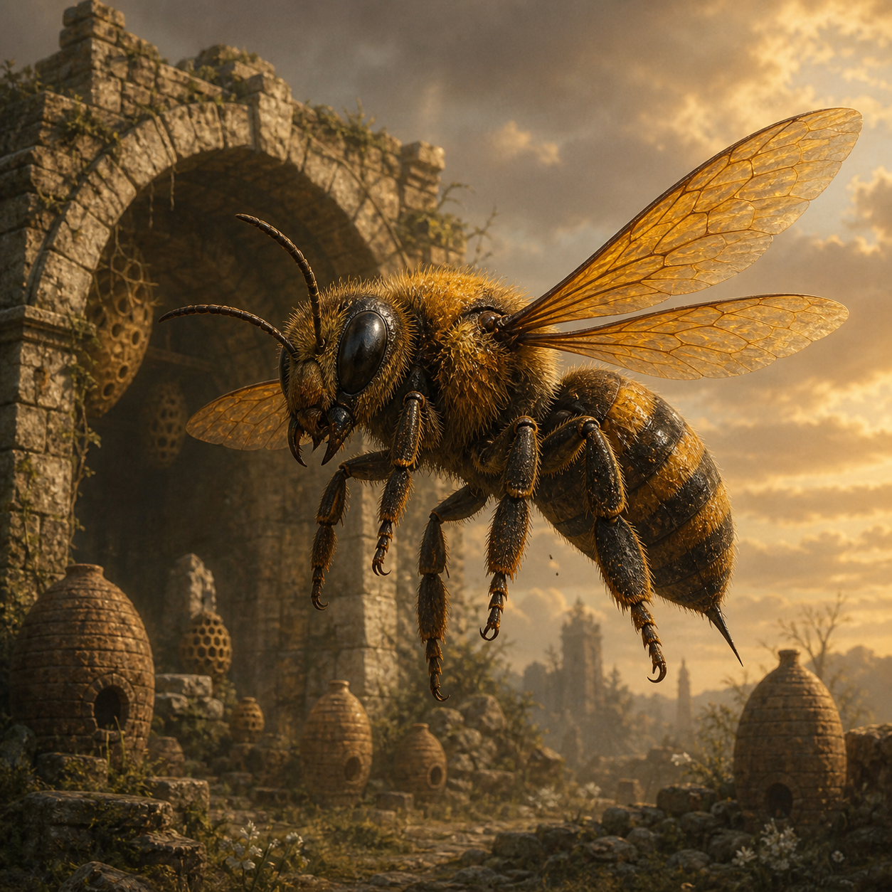 Giant Bee bestiary portrait