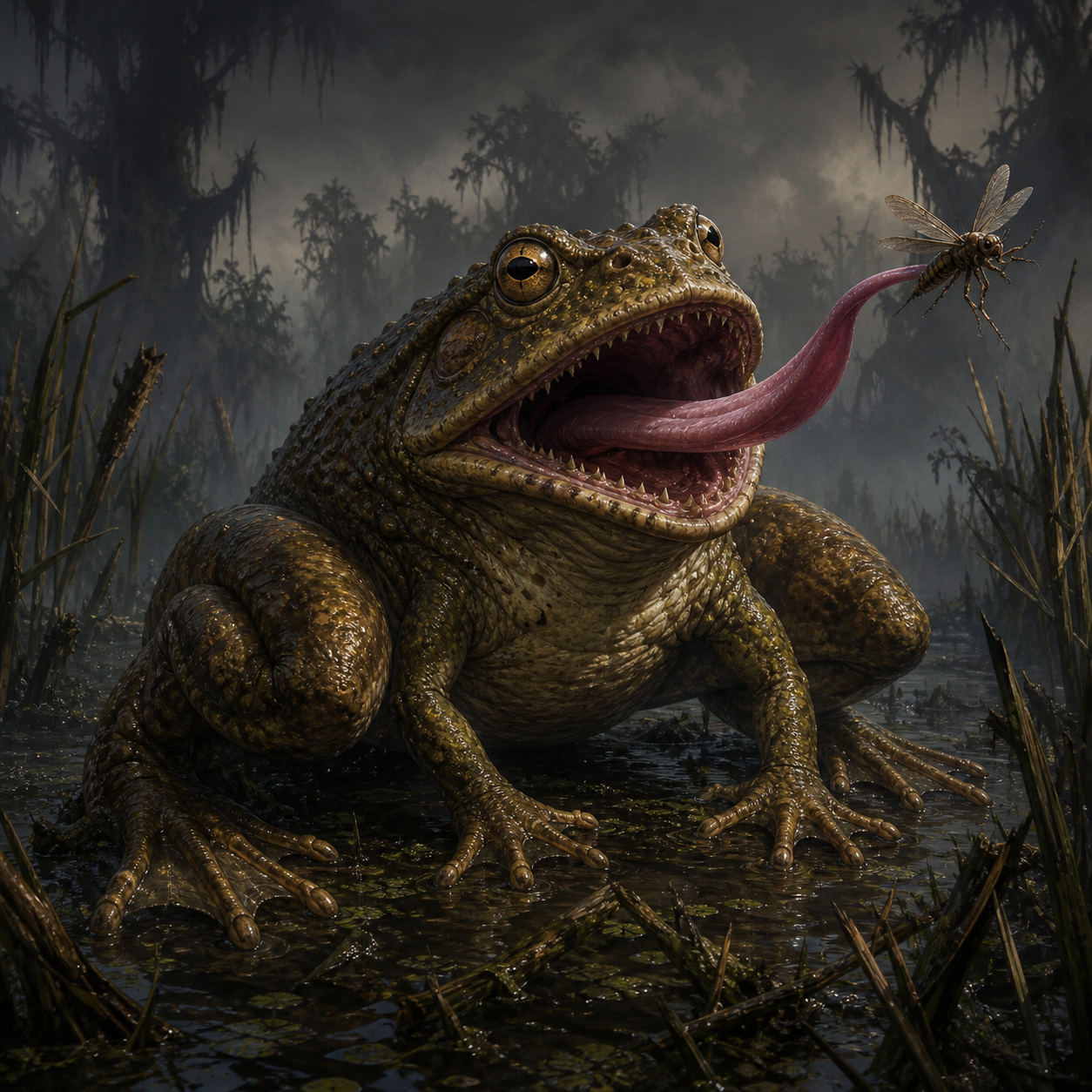 Giant Frog bestiary portrait