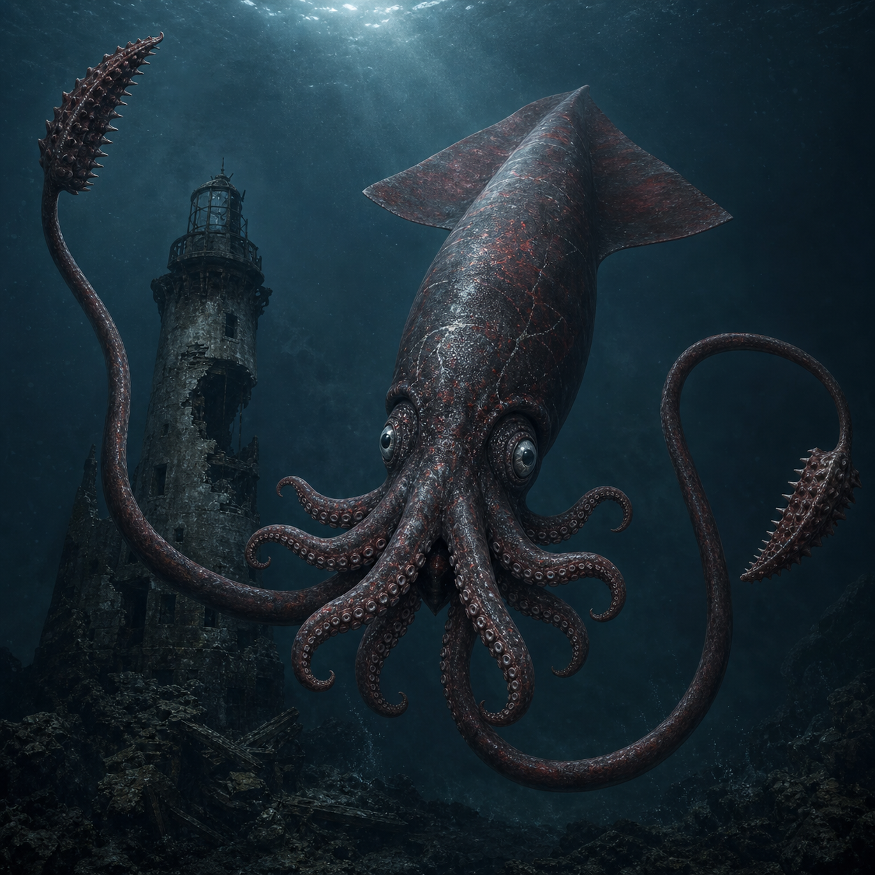 Giant Squid bestiary portrait