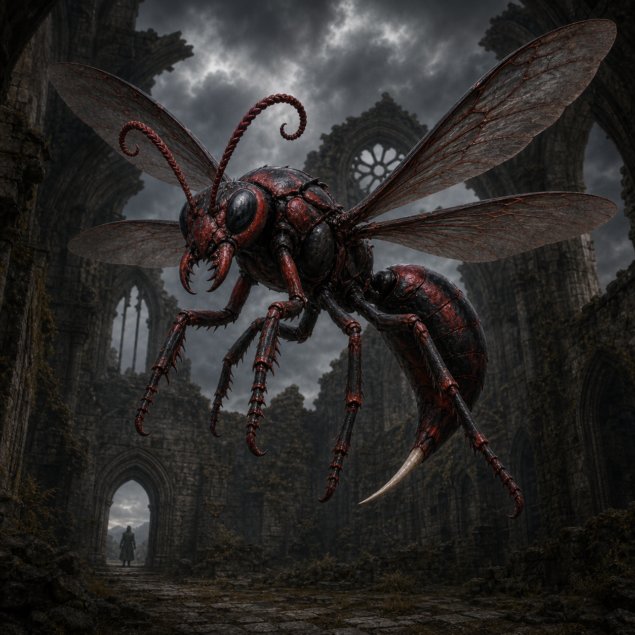 Giant Wasp bestiary portrait