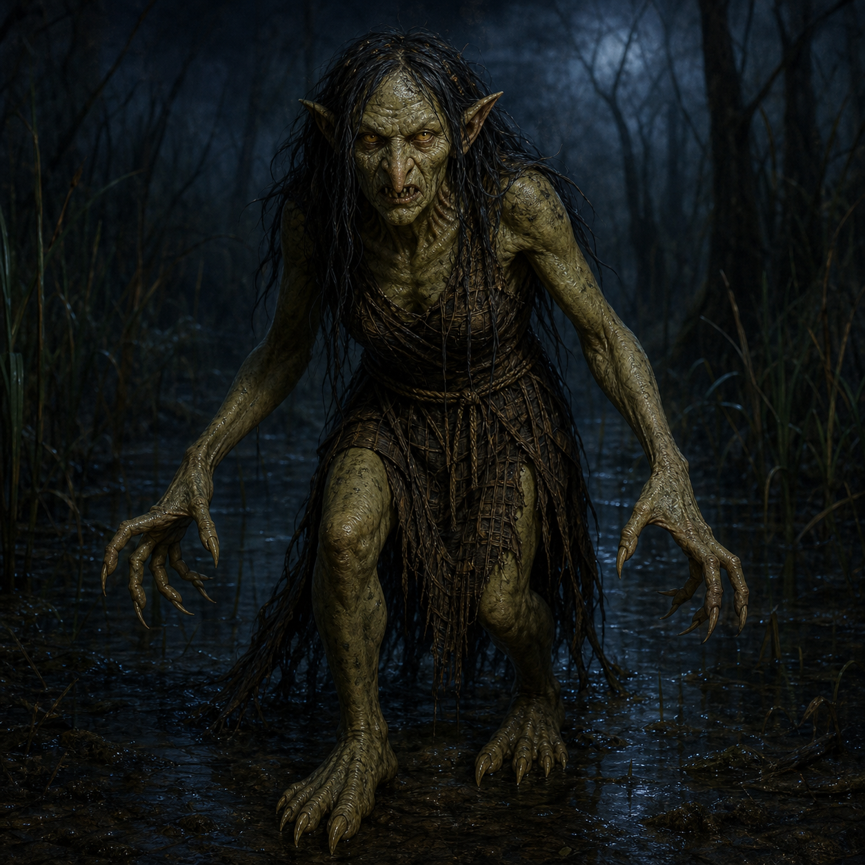 Green Hag bestiary portrait