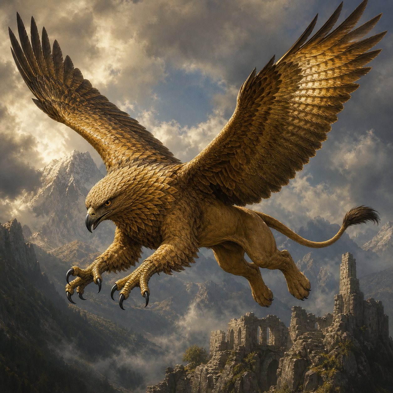 Griffon bestiary portrait