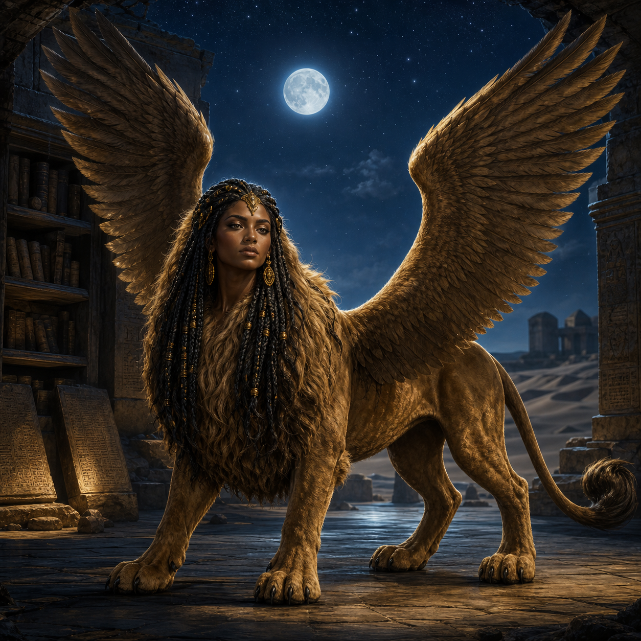 Gynosphinx bestiary portrait