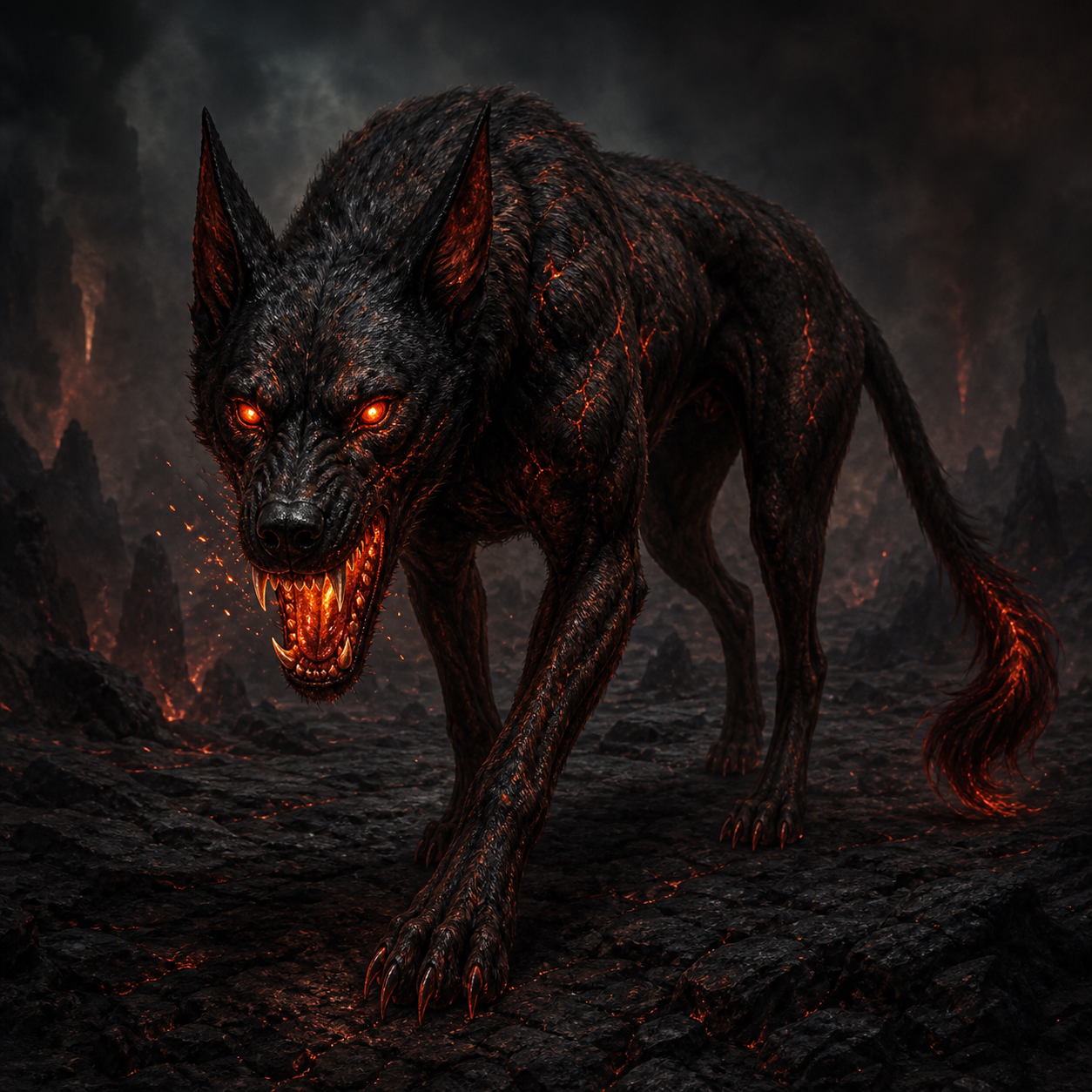 Hell Hound bestiary portrait