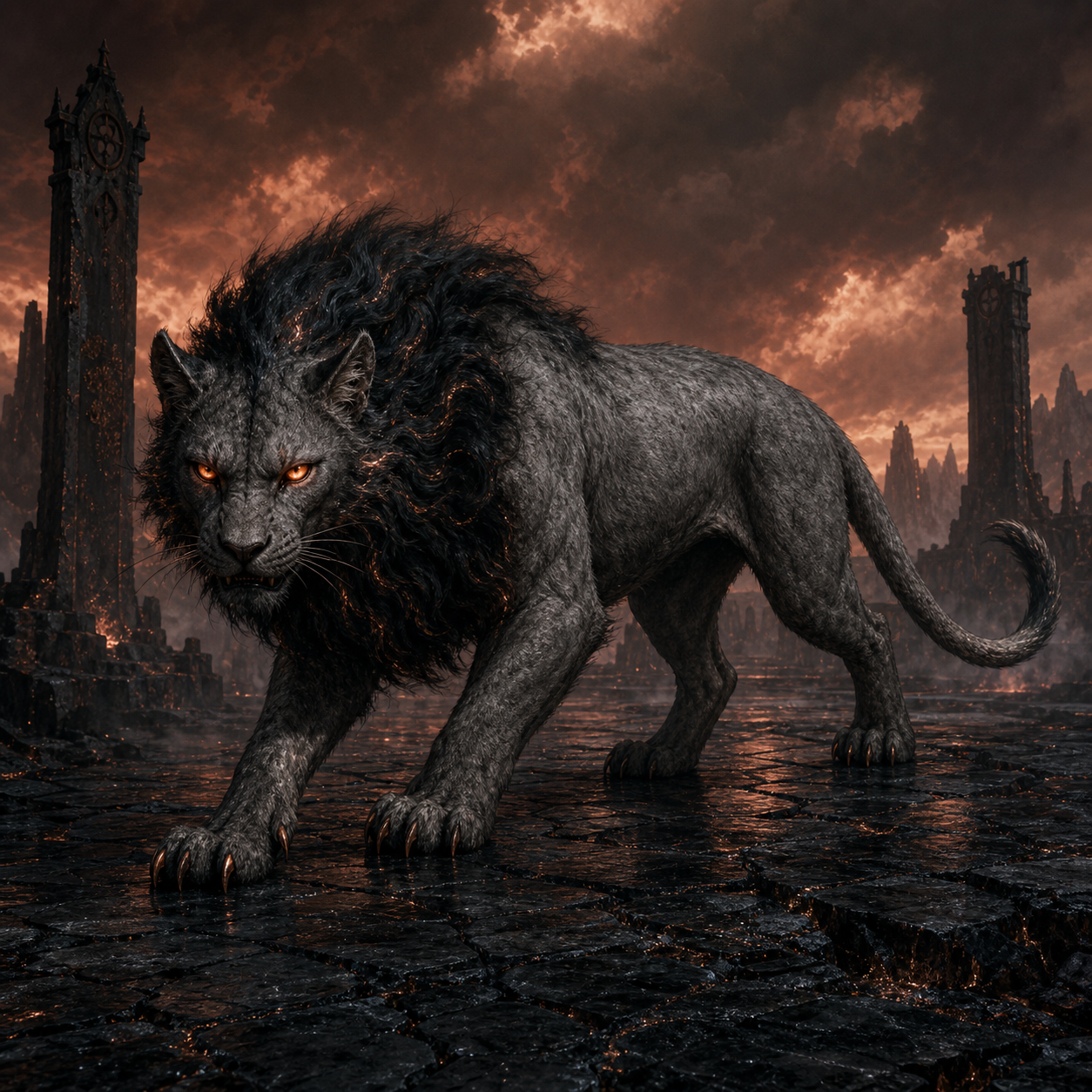 Hellcat (Bezekira) bestiary portrait