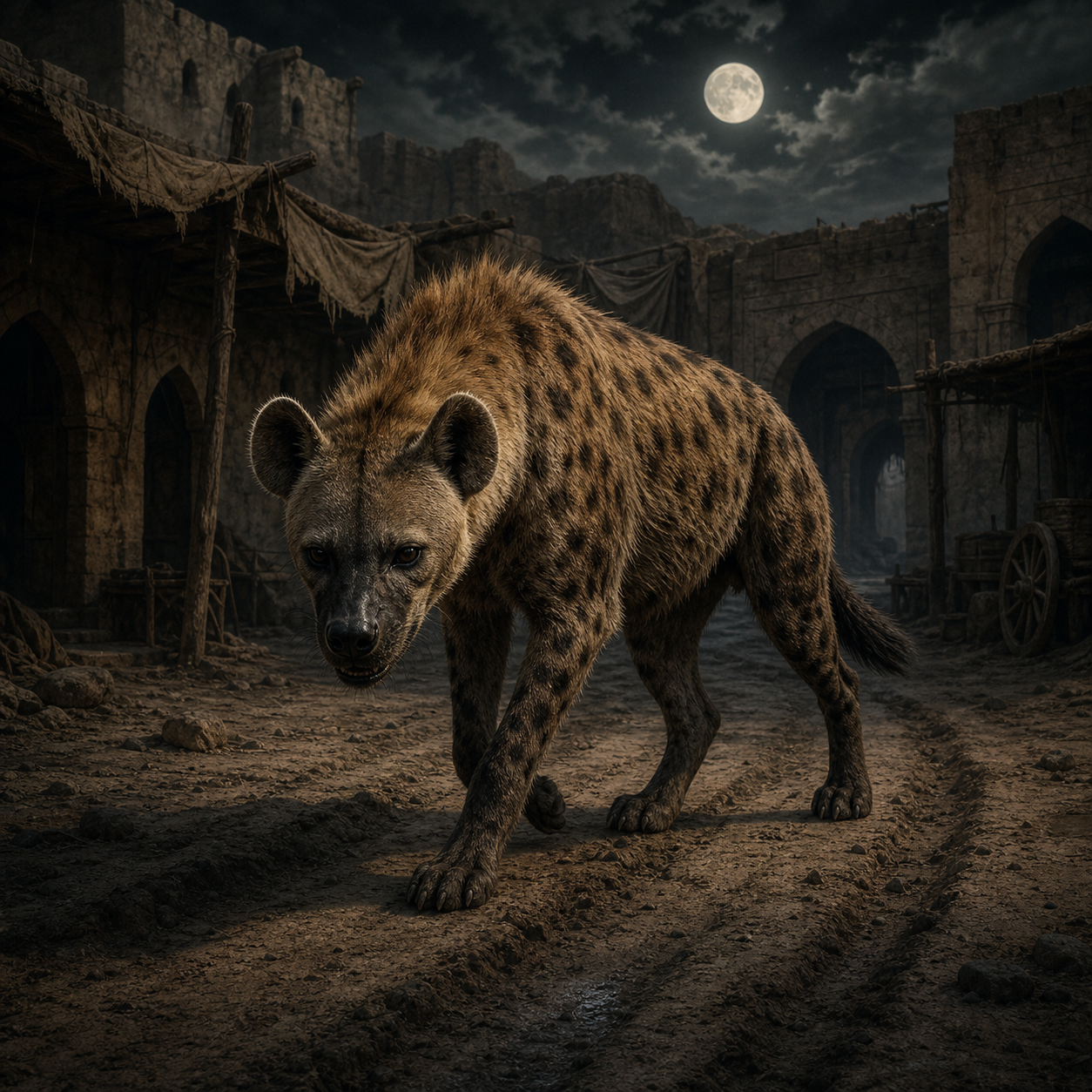 Hyena bestiary portrait