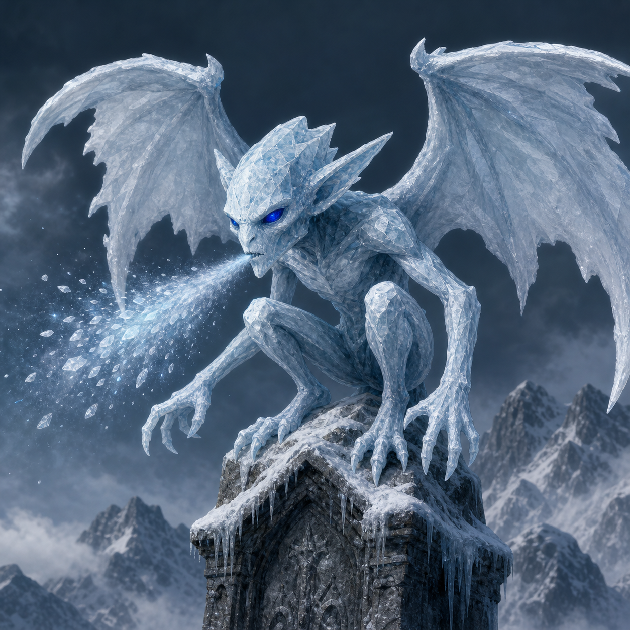 Ice Mephit bestiary portrait