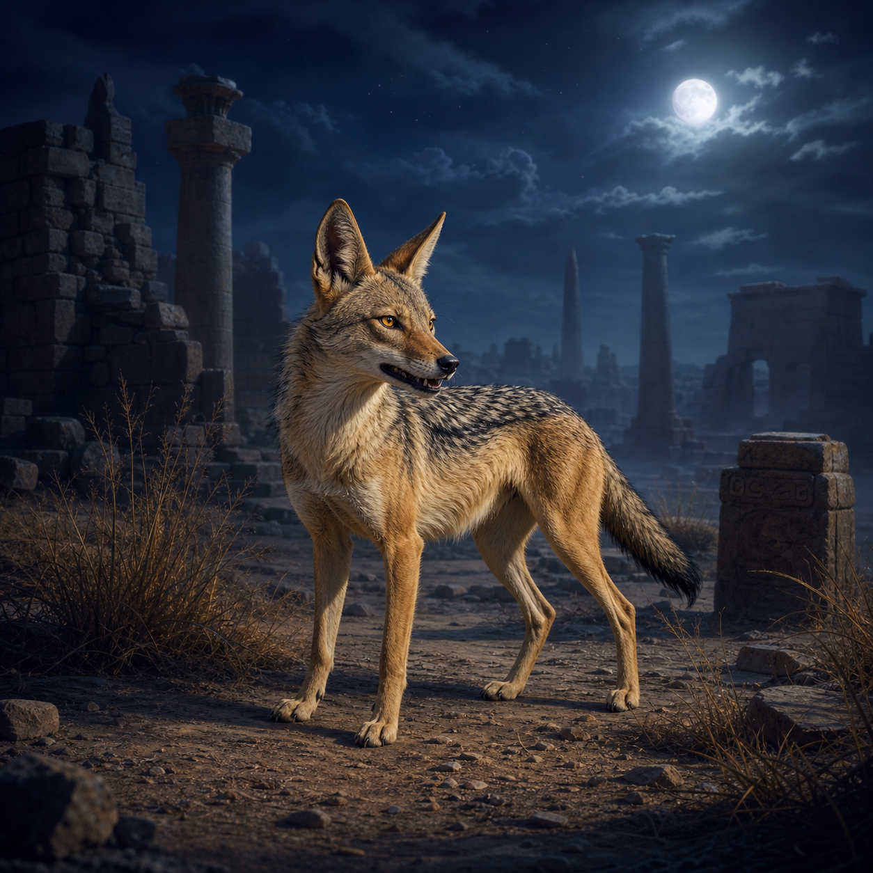 Jackal bestiary portrait