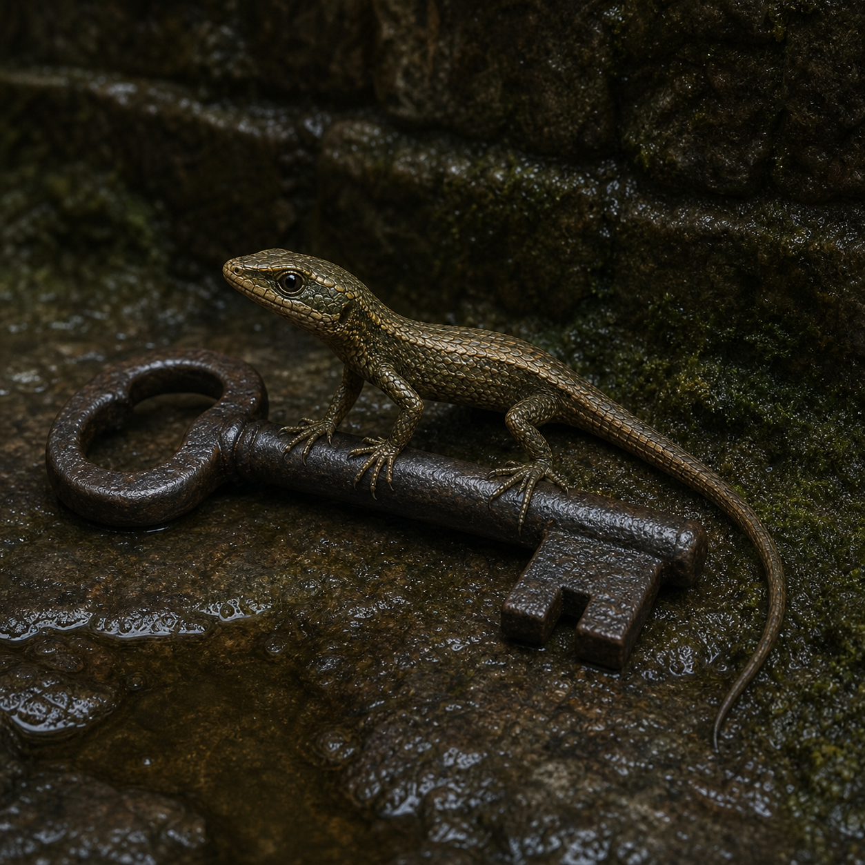 Lizard bestiary portrait