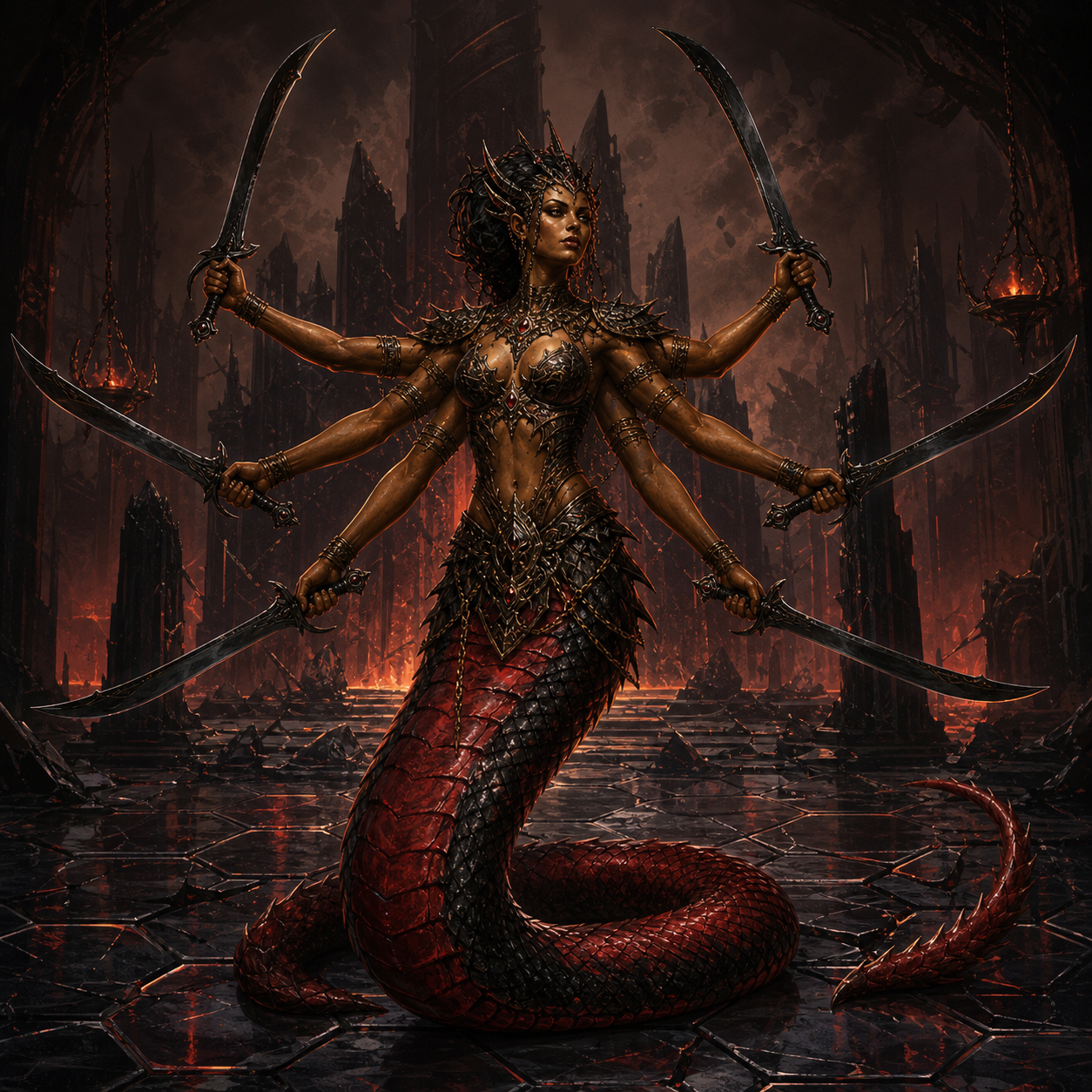 Marilith bestiary portrait