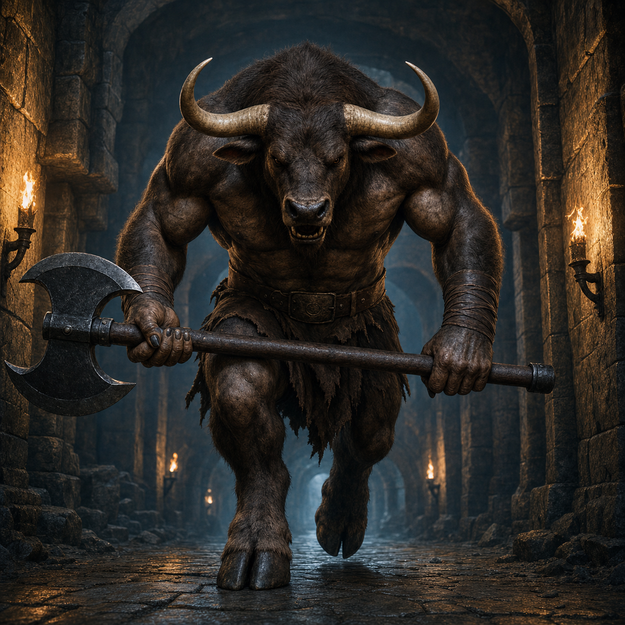 Minotaur bestiary portrait
