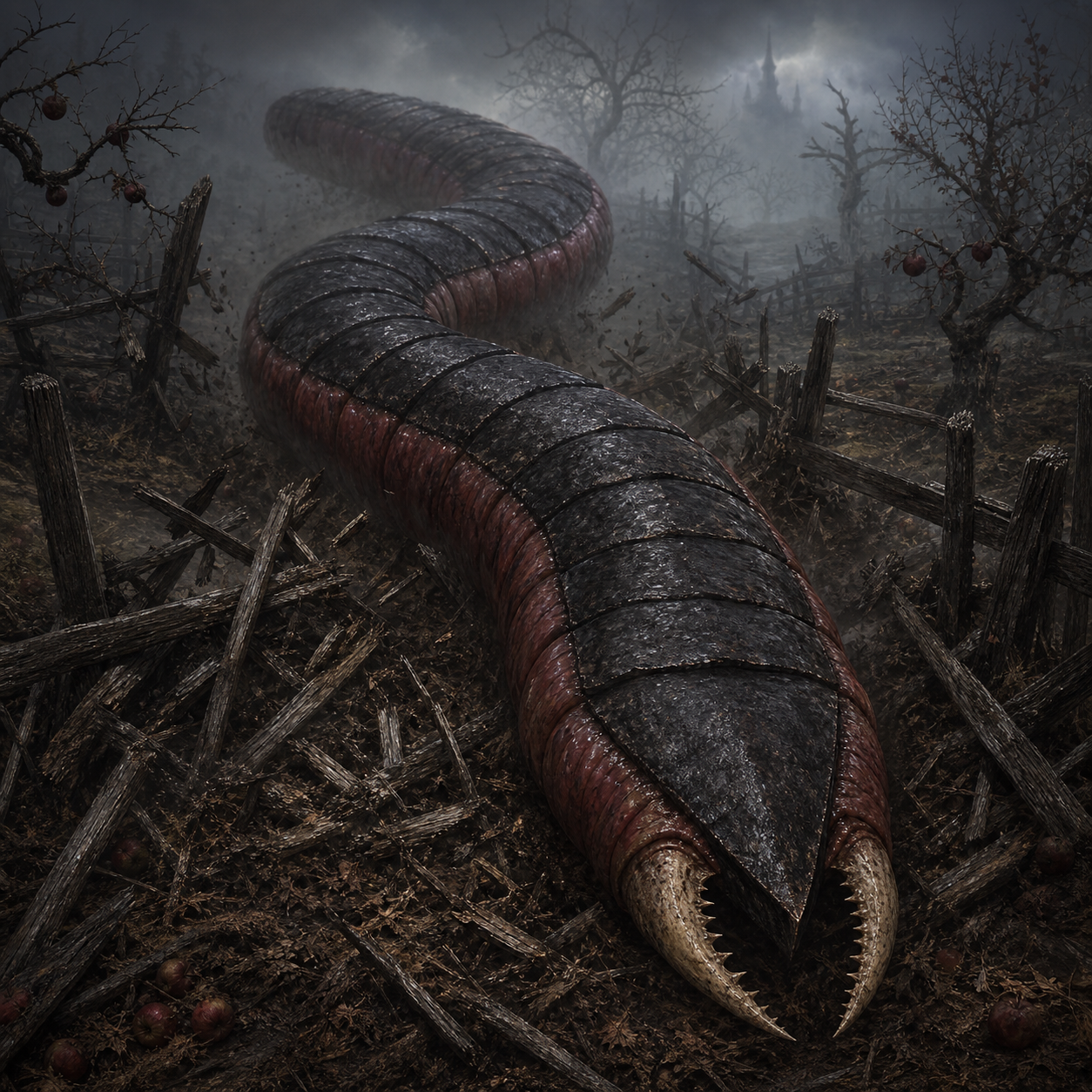 Monstrous Centipede (Large) bestiary portrait