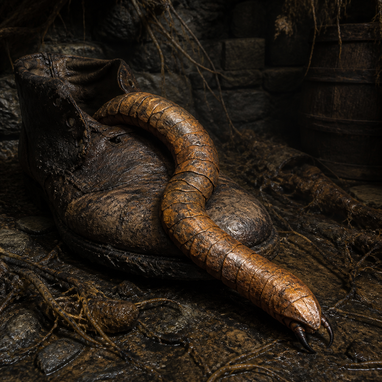 Monstrous Centipede (Small) bestiary portrait