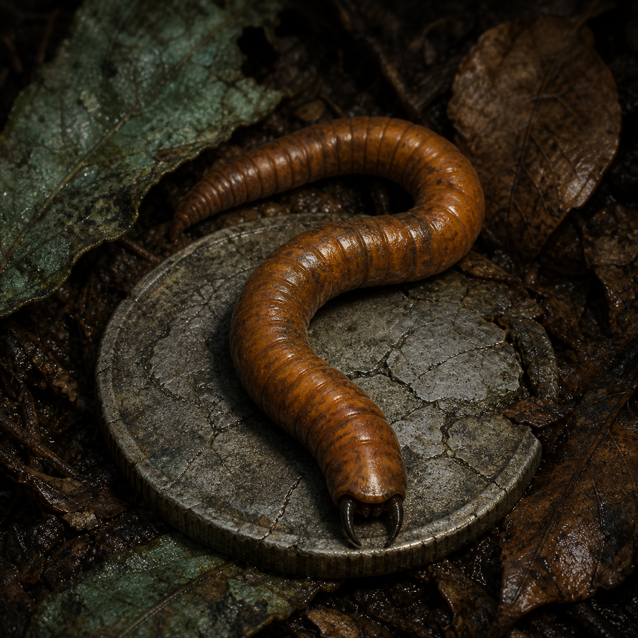 Monstrous Centipede (Tiny) bestiary portrait