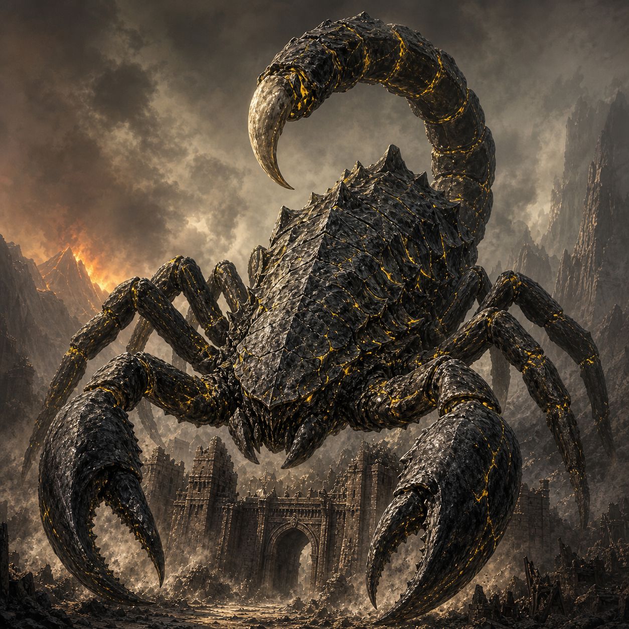 Monstrous Scorpion (Colossal) bestiary portrait