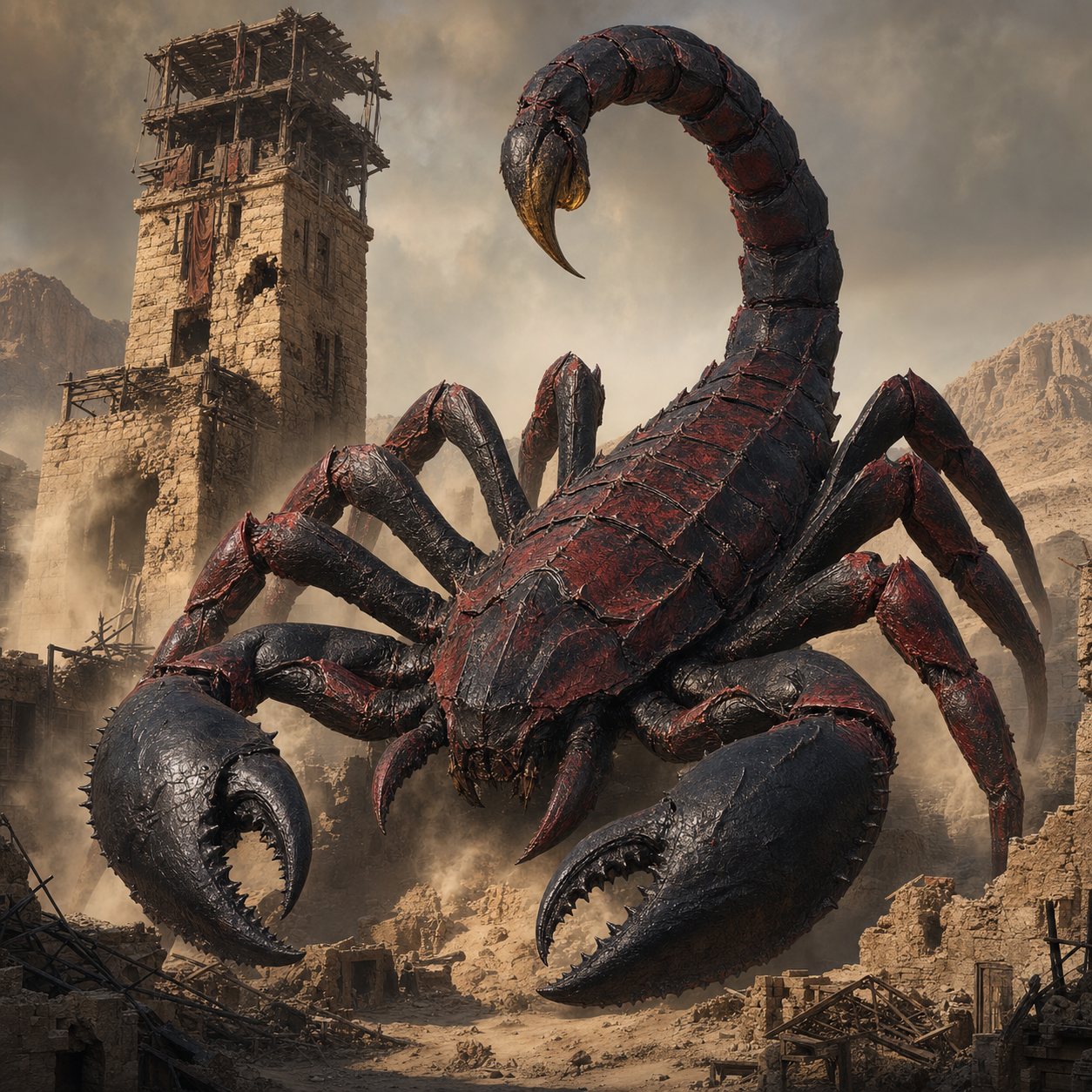 Monstrous Scorpion (Gargantuan) bestiary portrait