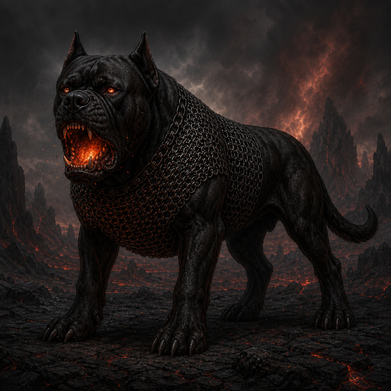 Nessian Warhound bestiary portrait