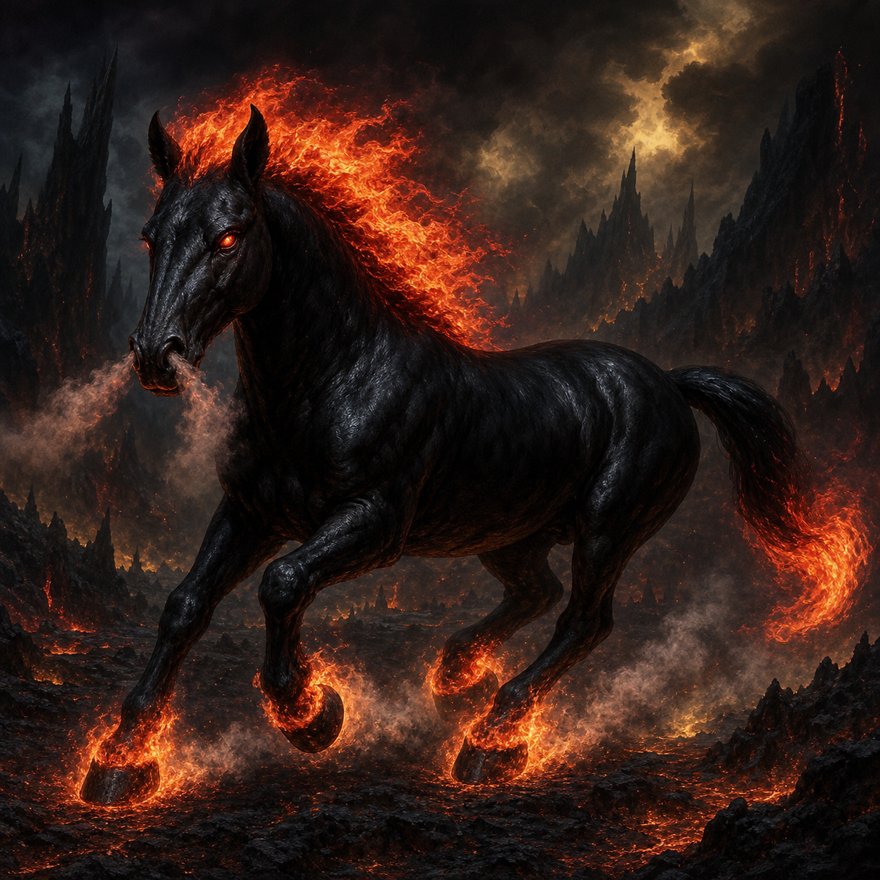 Nightmare bestiary portrait