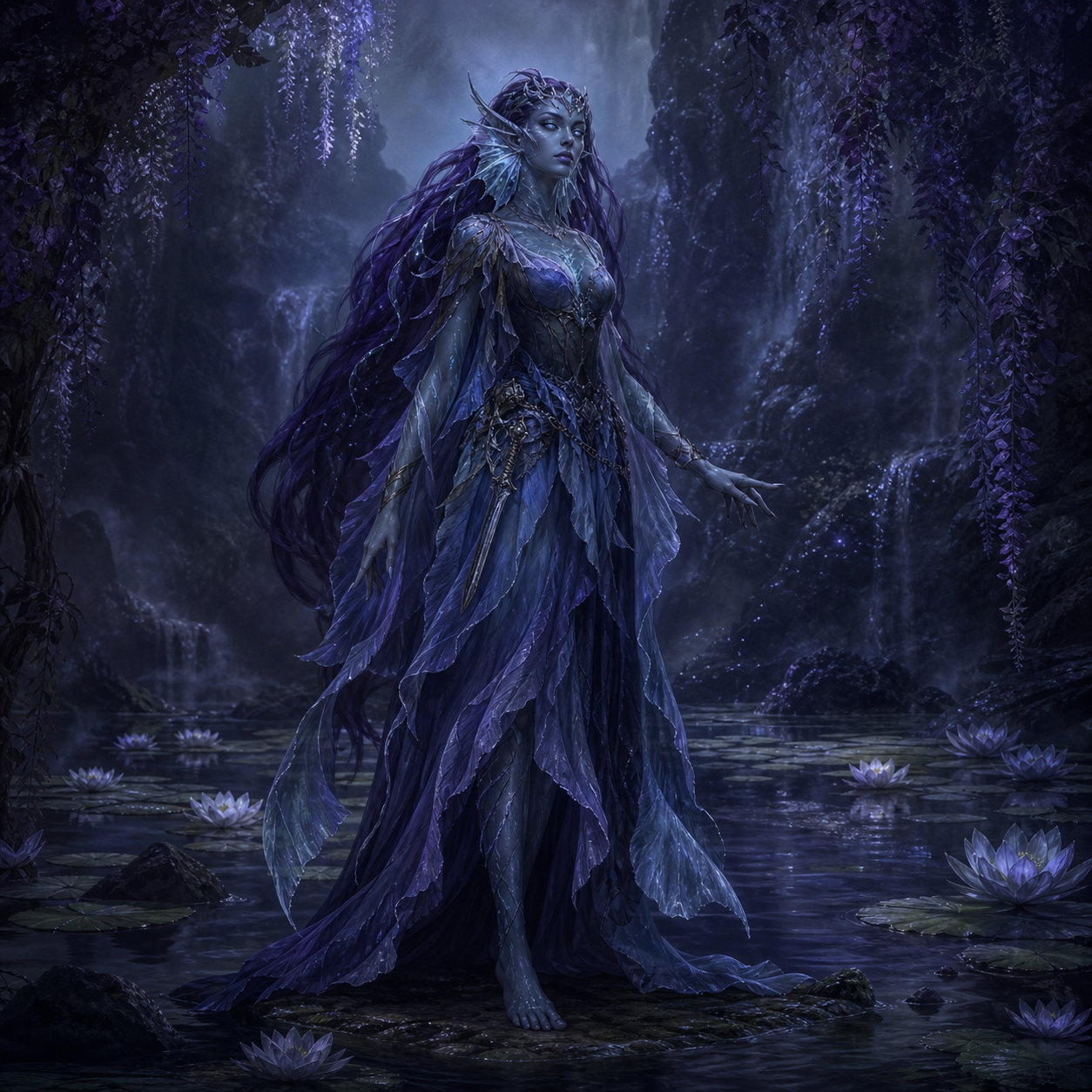 Nymph bestiary portrait