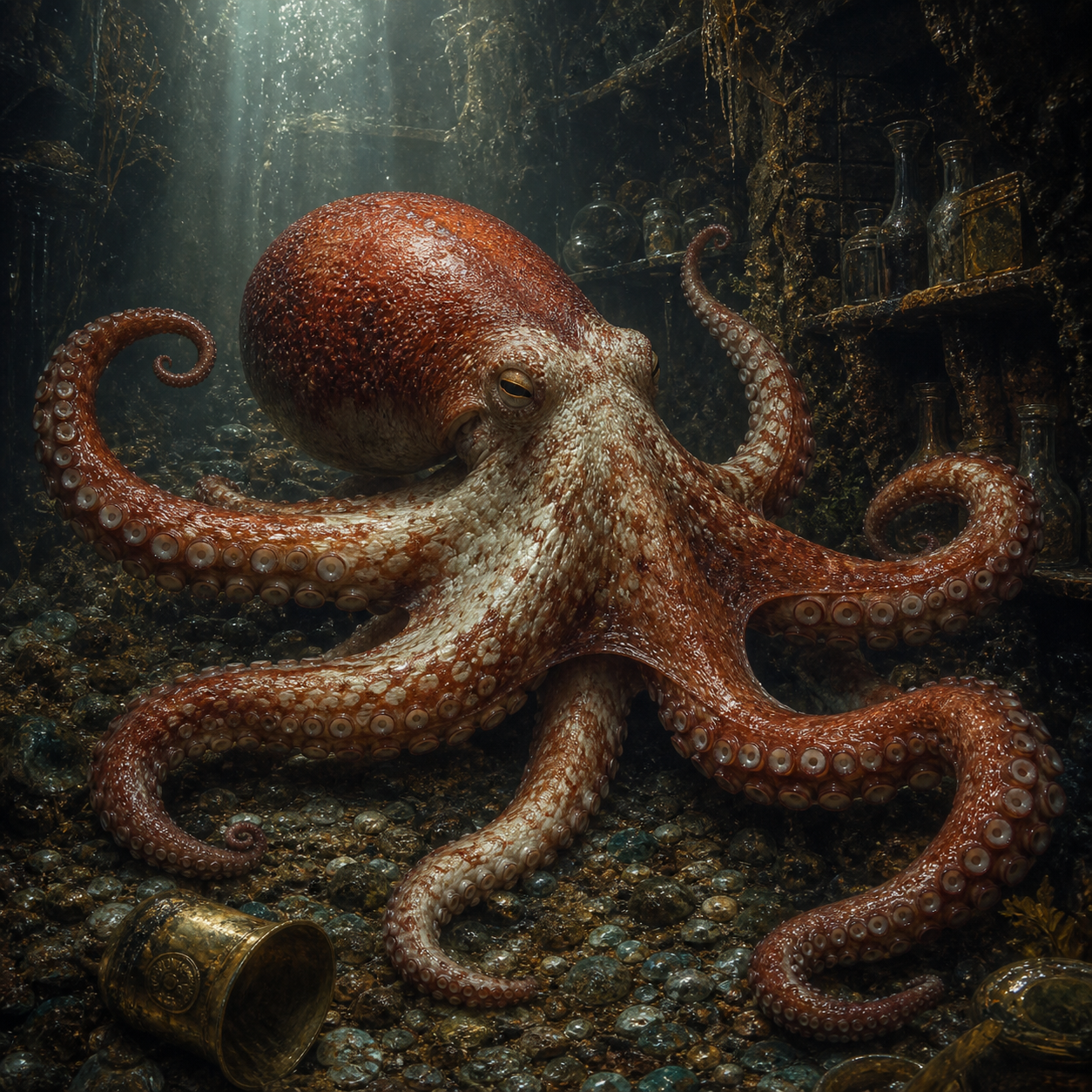 Octopus bestiary portrait