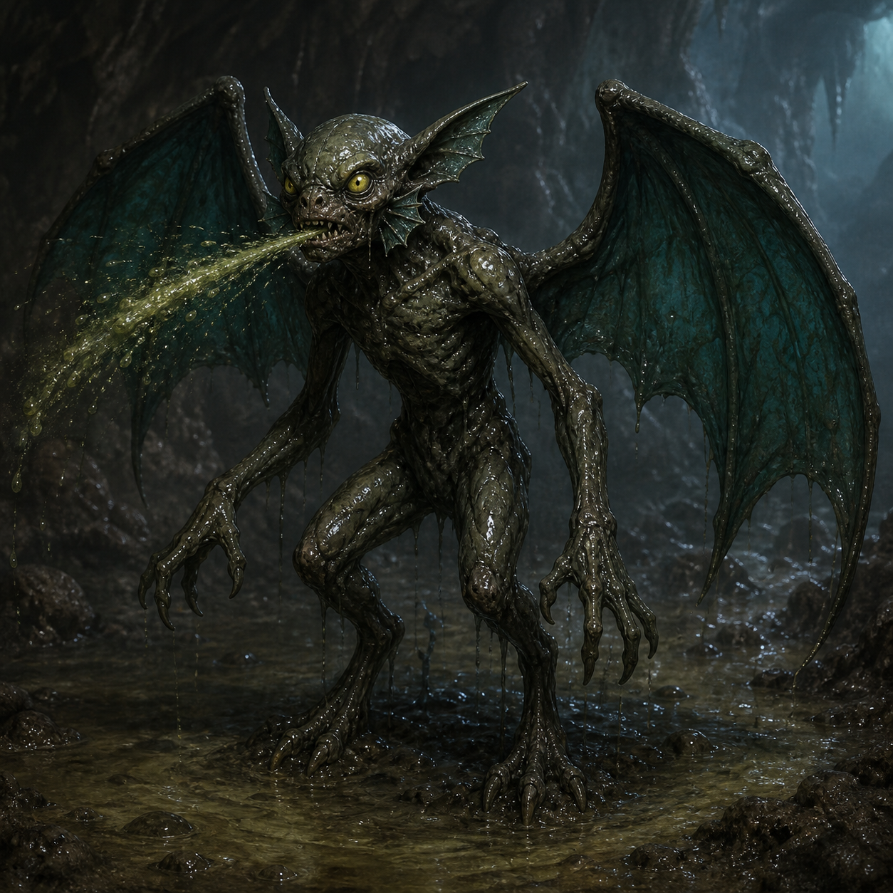 Ooze Mephit bestiary portrait