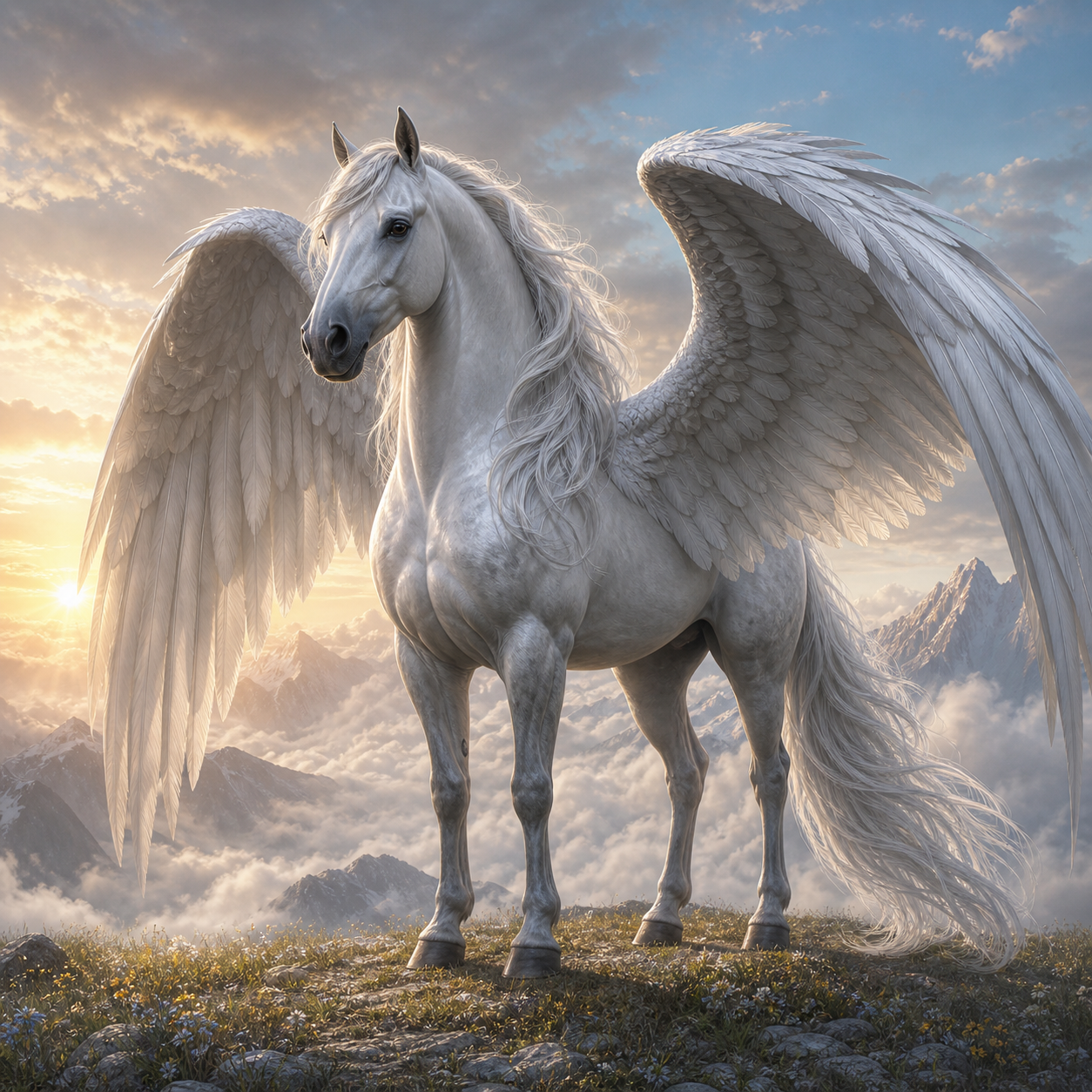 Pegasus bestiary portrait