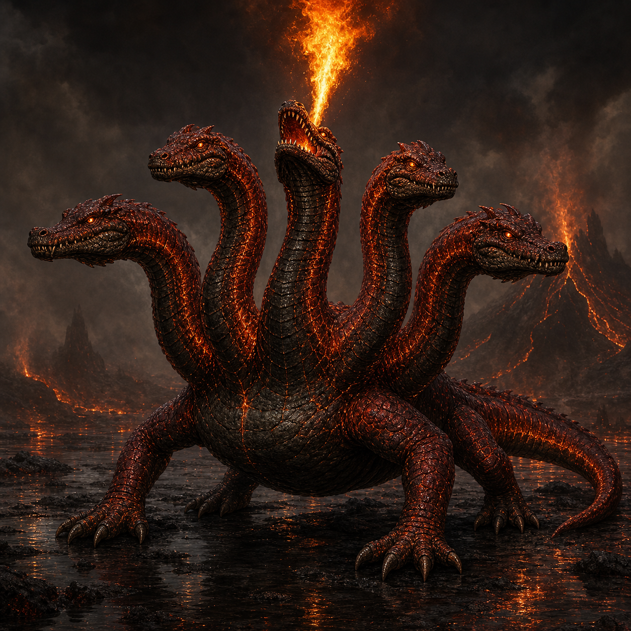 Pyrohydra bestiary portrait