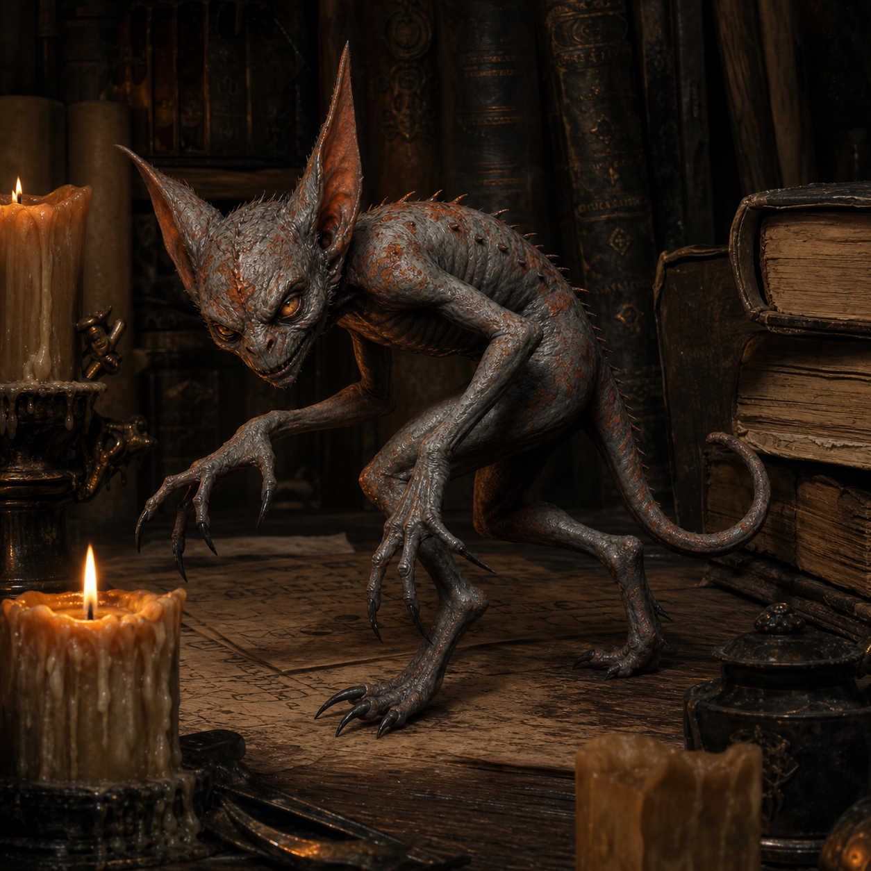 Quasit bestiary portrait