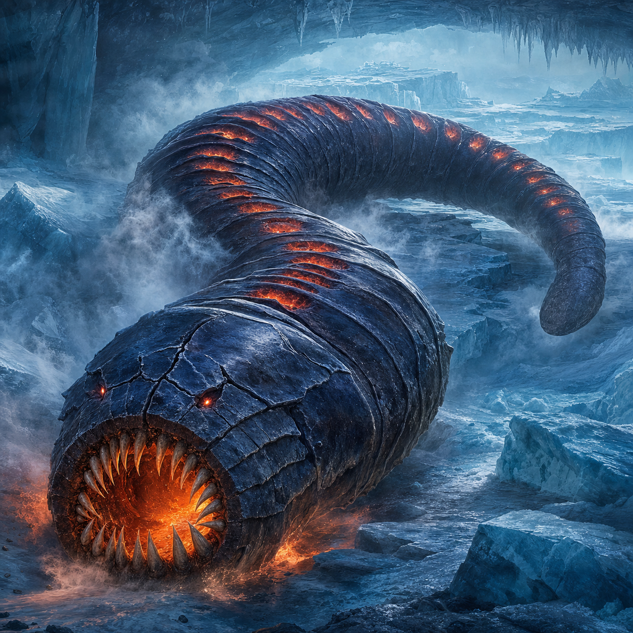 Remorhaz bestiary portrait