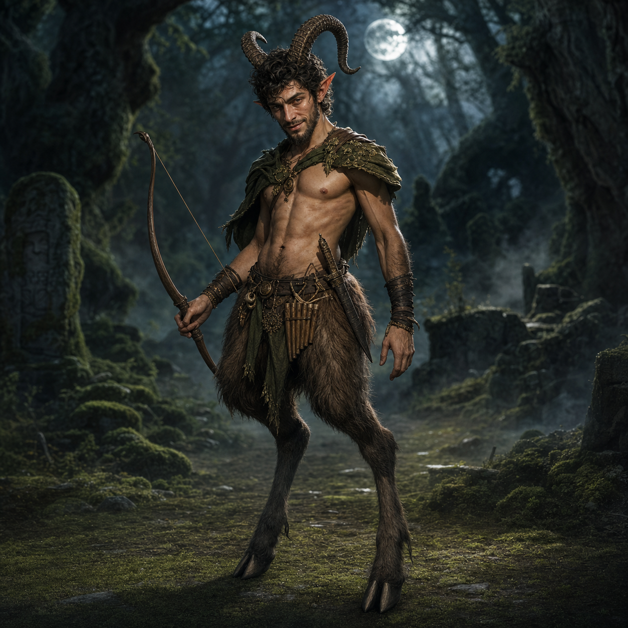 Satyr bestiary portrait