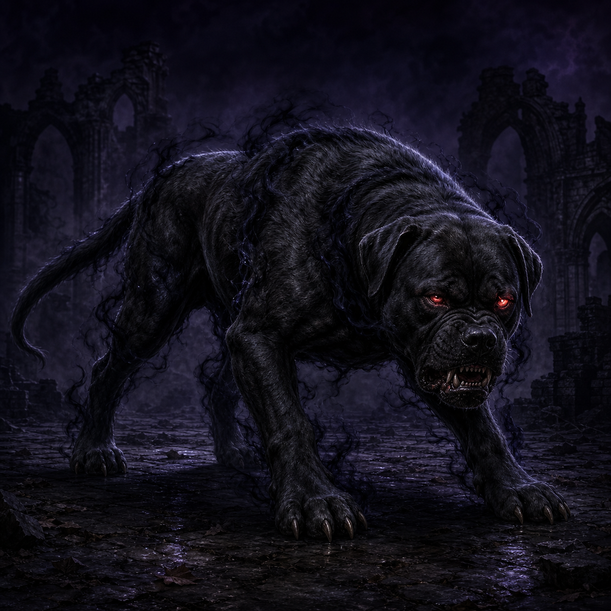 Shadow Mastiff bestiary portrait