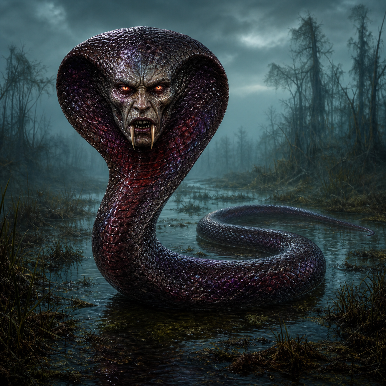 Spirit Naga bestiary portrait