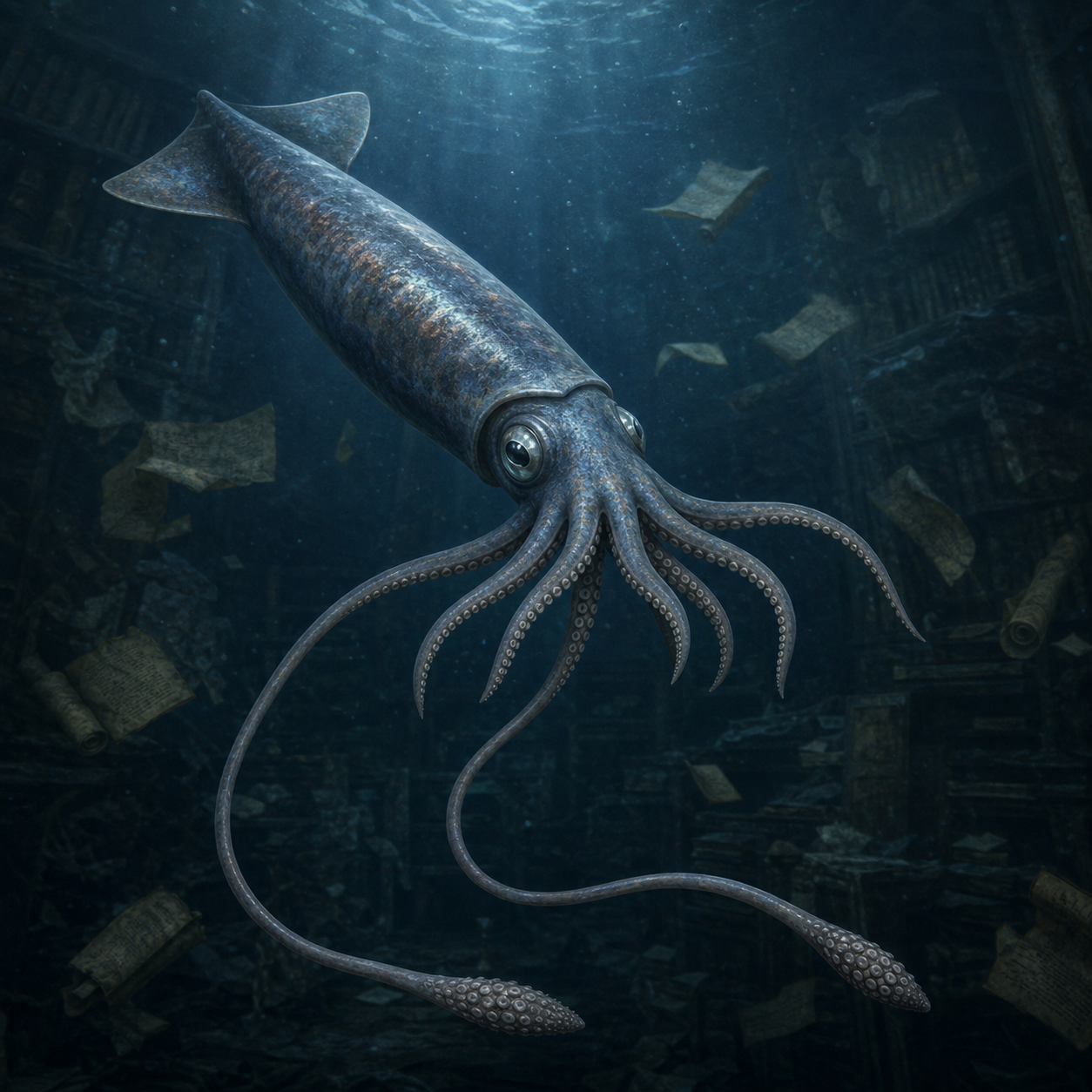 Squid bestiary portrait