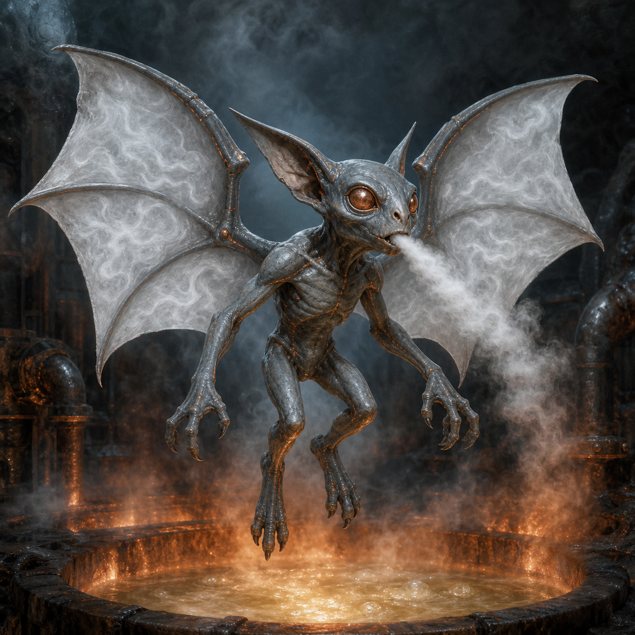 Steam Mephit bestiary portrait