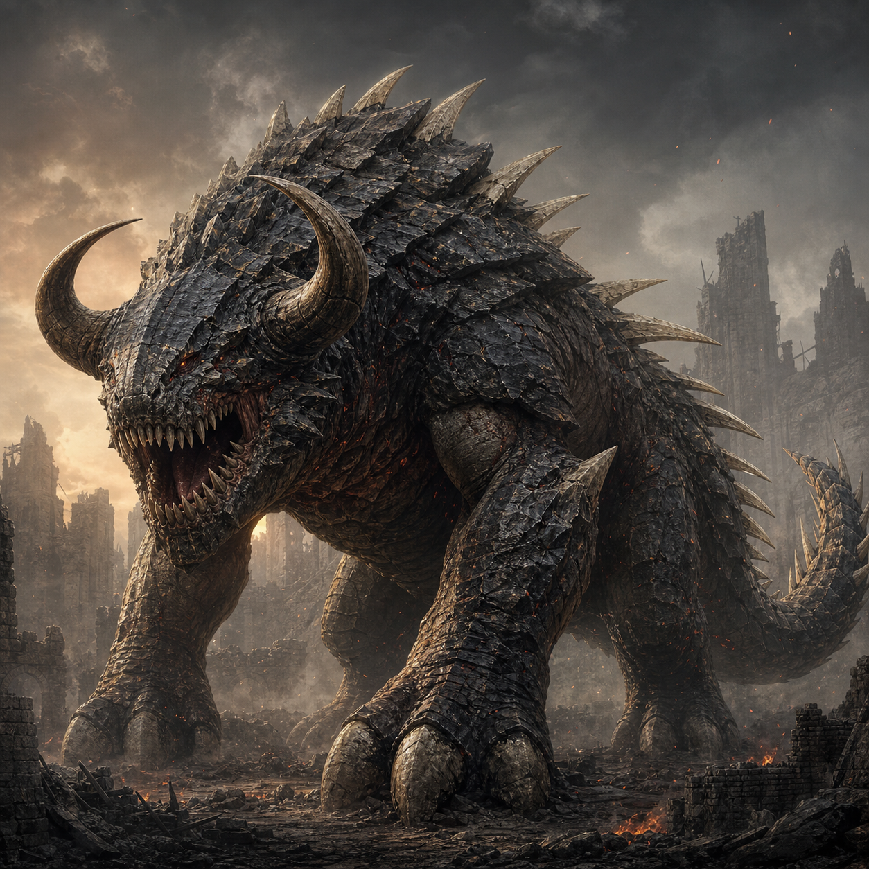 Tarrasque bestiary portrait