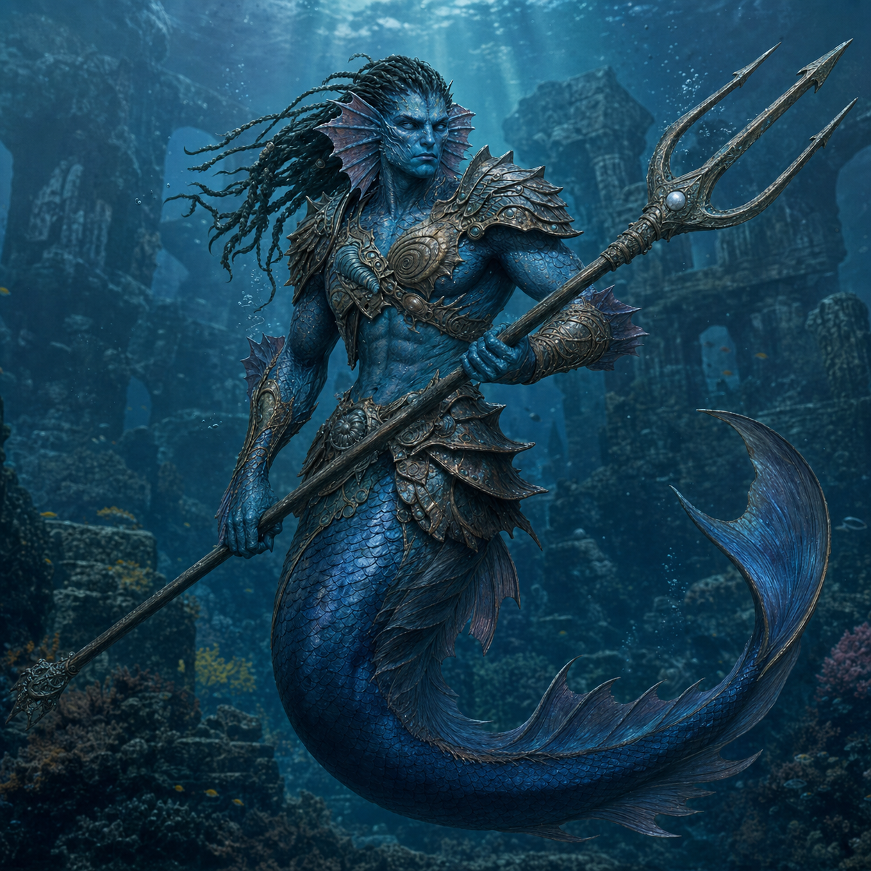 Triton bestiary portrait