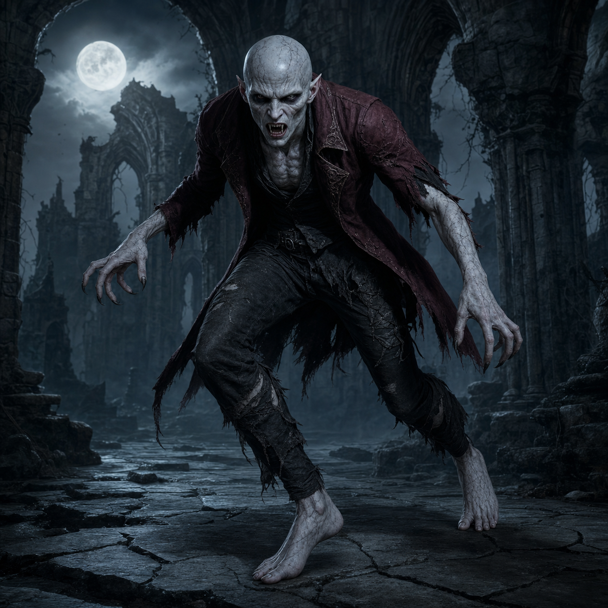 Vampire Spawn bestiary portrait