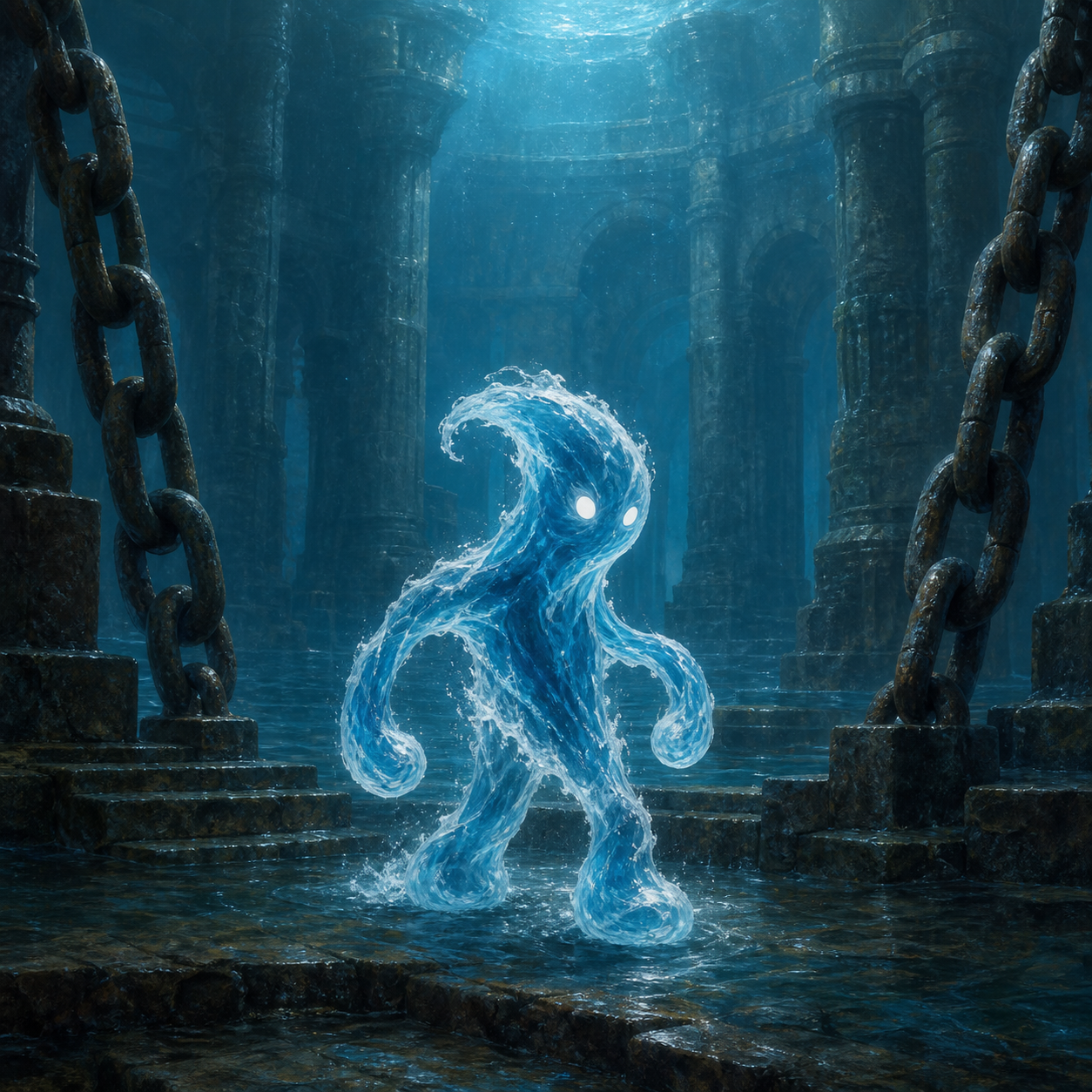 Water Elemental bestiary portrait