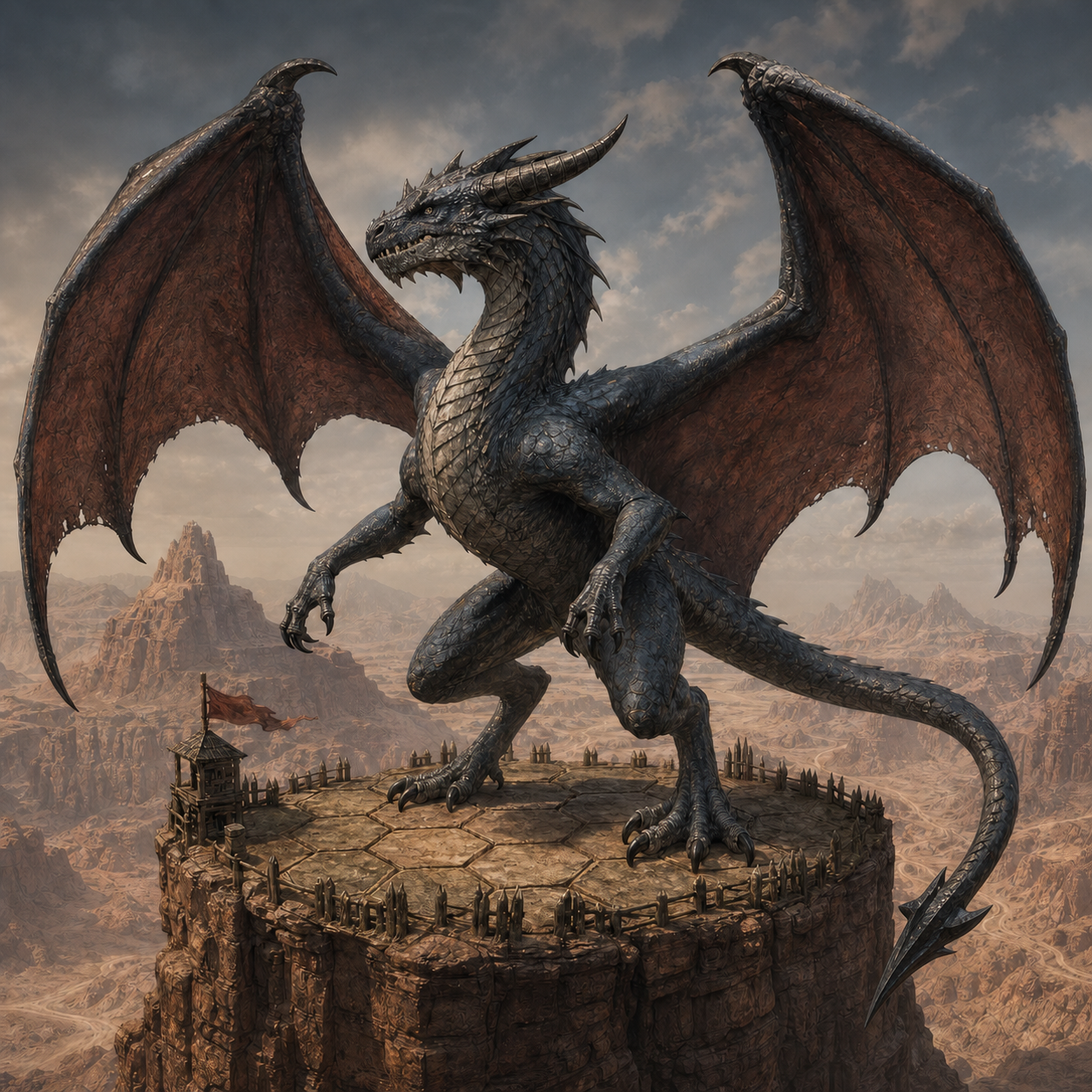 Wyvern bestiary portrait