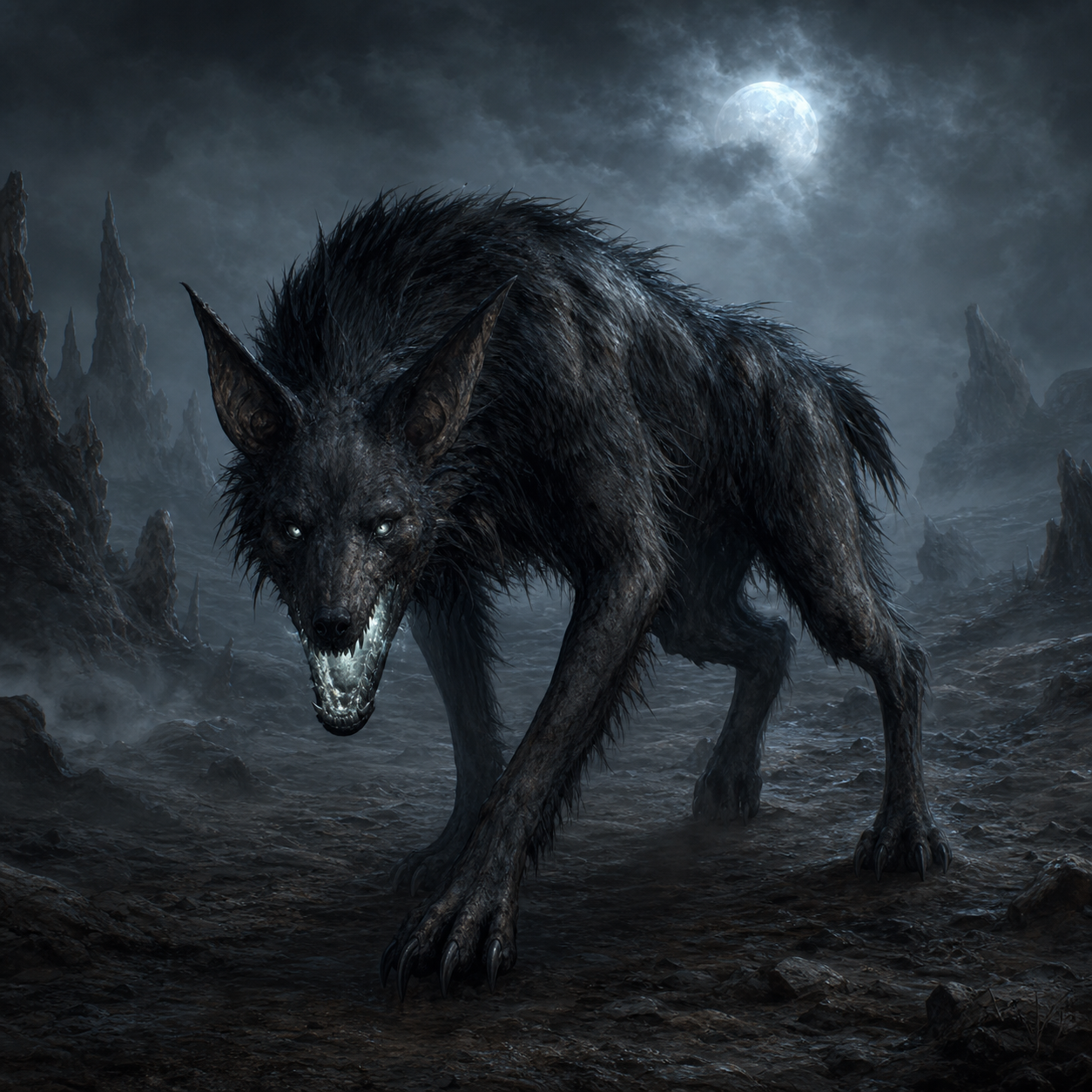 Yeth Hound bestiary portrait